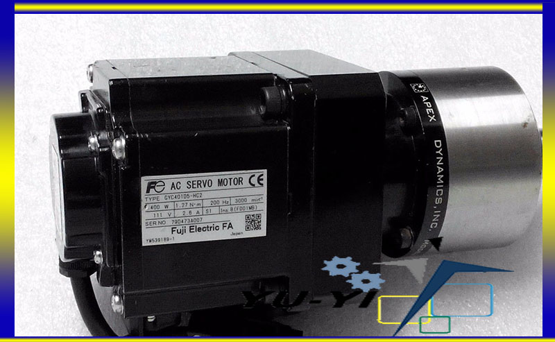 FUJI GYS401D5-HC2 AC SERVO MOTOR WITH AE070 GEAR HEAD - 裕益科技自動化設備可程式編碼器 ...